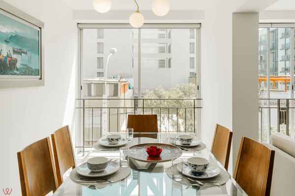 Chic 2BR w/ Balcony & City View